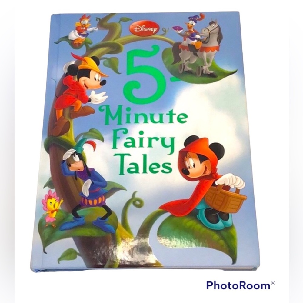💚 Disney 5 Minute Fairy Tales - Hardcover Book